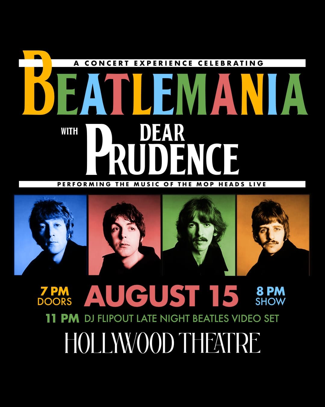 Rock 101 presents Beatlemania! ft. Dear Prudence and Flipout at